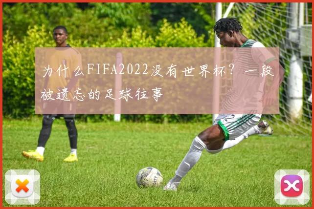 为什么FIFA2022没有世界杯？一段被遗忘的足球往事