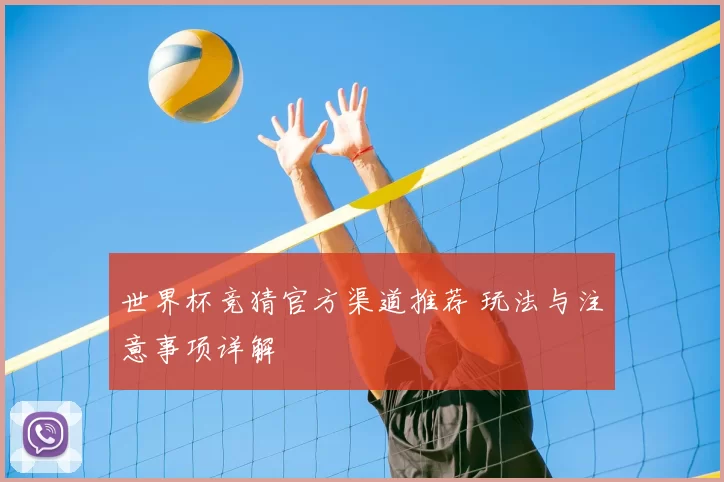 世界杯竞猜官方渠道推荐 玩法与注意事项详解