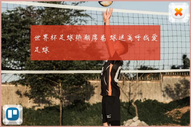 世界杯足球热潮席卷 球迷高呼我爱足球