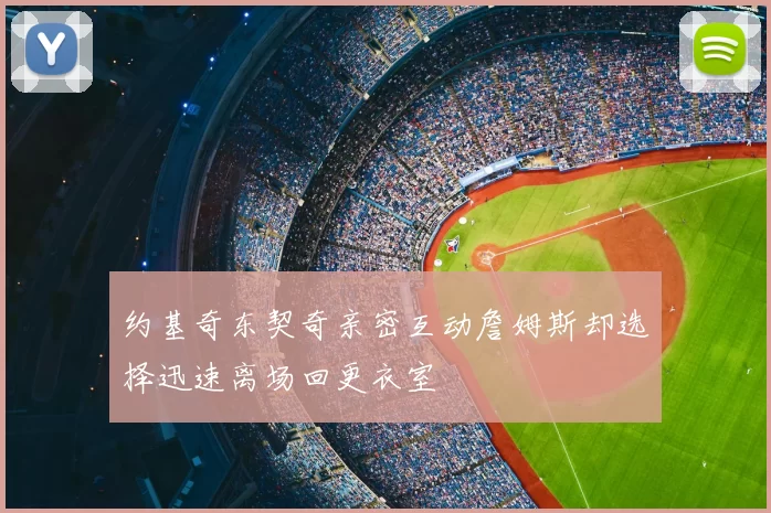 约基奇东契奇亲密互动詹姆斯却选择迅速离场回更衣室